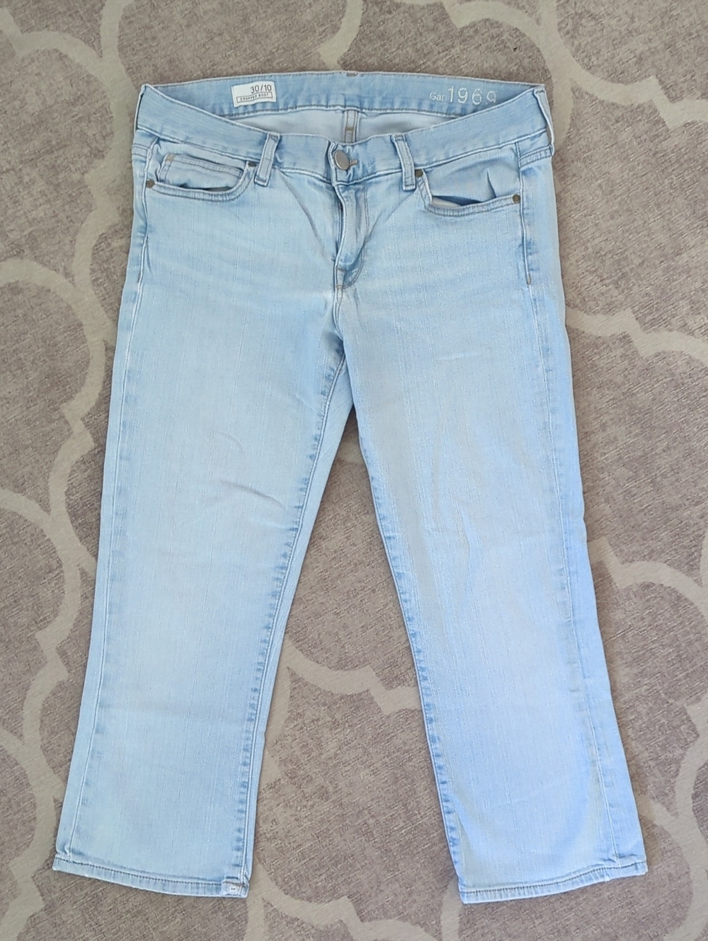 GAP Light Blue Cropped Boot Women's Jeans Size 30/10